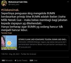 Kinerja manajer investasi dapat dilirik melalui aum, aum adalah singkatan dari asset under management. Tanggapi Soal Abdee Slank Said Didu Bumn Jadi Badan Usaha Milik Tim Sukses