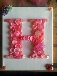 Pin By Julia Glasper On My Crafts Button Crafts Button Art Alphabet Art
