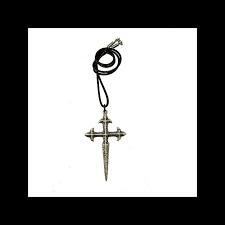 St james cross.svg|croce di santiago o croce di san giacomo file: Ciondolo Croce Di Santiago