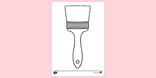 Plus, it's an easy way to celebrate each season or special holidays. Free Paintbrush Colouring Sheet Colouring Sheet