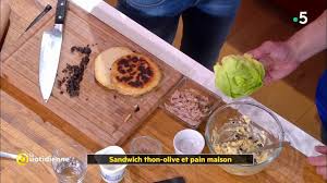 Coup D Food Sandwich Thon Olive Et Pain Maison Youtube