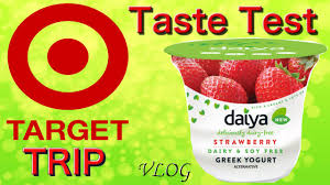 target trip daiya yogurt taste test vlog ep 809