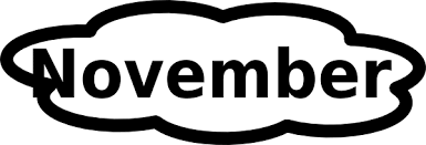 Black And White Logo Calendar Clipart November Clip Art Black And White Black November White Clip Art Black And White November Calendar