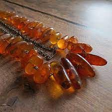 Vintage Amber Necklace Amber Ussr Genuine Baltic Amber From Kaliningrad Cognac Color Vintage 1970s Amber Dangle Vintage Amber Gift 23gr Amber Necklace Amber Jewelry Baltic Amber Necklace