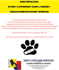 Selamat datang ke website klinik haiwan lynn atau lebih di kenali sebagai lynn veterinary clinic. Kerja Kitty S Cottage Klinik Haiwan Surgeri Shah Alam Facebook