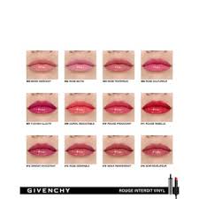 When it comes to lipstick, givenchy is the grande dame. Givenchy Cosmetics Rouge Interdit Vinyl Rouge A Levres Brillance Extreme Ici Paris Xl