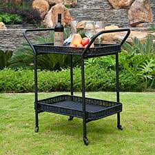We invite you to visit any of our spectacular patio 1 outdoor furniture stores in houston, where you can get great ideas before you buy. Jeco Wicker Patio Serving Cart In Black On Amazon Accuweather Shop