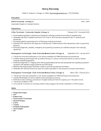 Radiology schools across the country. X Ray Technician Resume Examples And Tips Zippia