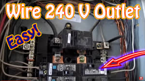 Make sure that the white wire is wrapped with black or red electrical tape at both ends of the cable to identify it as being a hot wire and not a neutral wire. How To Wire A 240 Volt Outlet Diy Install A 220 Volt Outlet Nema 6 20 20 Amp Circuit Breaker Hd Youtube