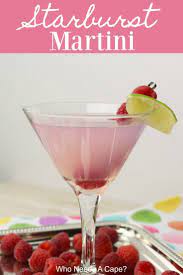 Need A Fun Drink For Sping And Summer This Starburst Martini Is A Fun And Flavorful Cocktail That Will In 2020 Summer Martini Recipes Candy Cocktails Starburst Drink