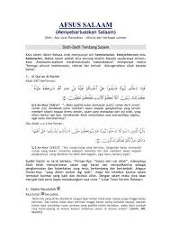 Doa memohon diberi ilmu march 19, 2019 in doa dan dzikir. Afsus Salaam Menyebarkan Salam A Abu Izzat Ramadhan Pdf