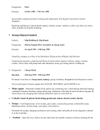 These it cv template samples will show you what to include and also what to exclude in a technology focused curriculum vitae. Marine Mechanical Fitter Resume Format April 2021
