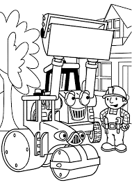 Join bob the builder and his team on their construction projects with your here is a collection of the great bob the builder coloring pages printable for kids. Bob And Tractors Coloring Pages For Kids Printable Free Bob The Builder Cartoon Coloring Pages Coloring Books Tractor Coloring Pages
