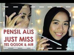 Just Miss Eyebrow Review Pensil Alis Bagus Murah Tahan Gosok Air Membuat Alis Tanpa Cukur Youtube