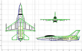 In this drawing lesson we will show you how to draw a fighter jet. 3 Side Drawing Of An F 16 11 With The Overlay Of The Low Level Download Scientific Diagram