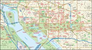 Ddot's urban forestry division (ufd) is keeper of washington dc's ~145,000 street trees and have created this map of the street trees to help the public understand the forest that surrounds them. Washington Dc Map And Travel Guide Maps Of Washington Dc