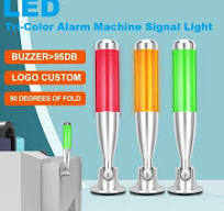 LED Signal Warning Light 24V 220V CNC Tri-color Light ...