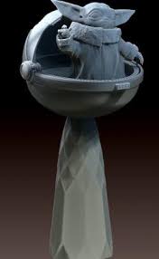 Baby Yoda Svg File Free 3d Models Stlfinder