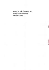 Báo cáo tài chính hợp nhất giữa niên độ - Ngày 30 tháng 6 năm 2016