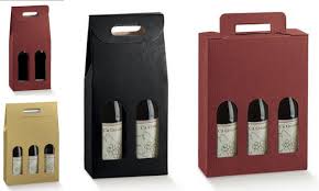 Choose from plain or colored natural paper wine bottle bags, with sturdy twisted handles. Gift Boxes For Bottles Etc Alpack