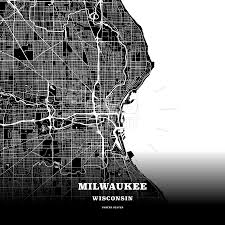 Check spelling or type a new query. Black Map Poster Template Of Milwaukee Wisconsin Usa Hebstreits Sketches Map Poster Poster Template Map Art
