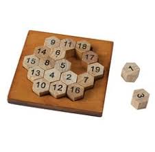Begin by placing a penny at any of the numbered points on the star. 32 Puzzles Ideas Wood Puzzles Wooden Puzzles Puzzles