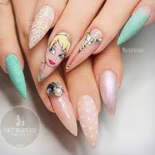 30 Pointy Nails Designs You Can T Resist To Copy Pointy Nail Designs Disney Nails Pointy Nails