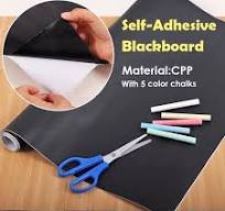 Foska School Stationery CPP Self-Adhesive Removable Wallpaper Chalkboard  Blackboard