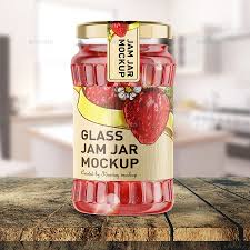 Download Glass Jam Jar Mockup By Idaeway Graphicriver
