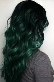 24 Dyed Hairstyles You Need To Try Hair Styles Green Hair Hair Color Dark
