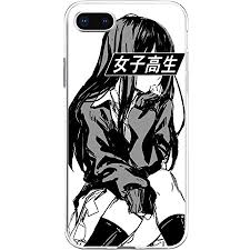 Maybe you would like to learn more about one of these? Amazon Com Compatible For Iphone 11 Pro 5 8 Schoolgirl Black And White Sad Anime Japanese Aesthetic Tpu Pure Clear Anti Scratch Cover Cell Phones Accessories