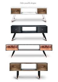 Contemporary Oxara Console Table With Walnut Veneer In Brass Etsy In 2020 Table Tv Furniture Modern Tv Units