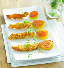 goujonnettes de sole au sesame et pommes de terre palets d or recette recettes de cuisine alimentation recette