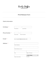 We did not find results for: Print Release Form Template Jotform