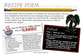 Copyright © 2016 by houghton mifflin harcourt publishing company. A Recipe Poem Is A Poem That Uses A Word And Gives The Ingredients And Directions It Takes To Make Or Achi Writing Prompts For Kids Food Writing Happy Family