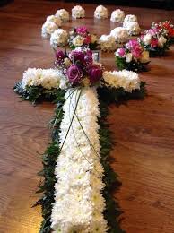 Maybe you would like to learn more about one of these? Cross And Rosary Beads Funeral Flowers Rip Dad Flower Arrangements Rosary Beads Amazing Flowers