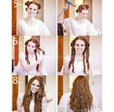 Dafür nimmst du einfach dünne strähnen, die du auf haarklammern drehen. Locken Machen Ohne Lockenstab Bilder Pin Schone Frisuren Mittellange Haare Frisuren Pinterest Frisuren