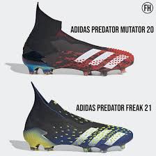 The knit textile upper on these laceless football boots wraps rubber spines grip the ball for unmatched swerve, while a split outsole digs in to help you dominate. Adidas Predator 20 Vs Adidas Predator Freak 21 Fussballschuhe Nur Fussball