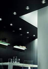 Faretto Led Da Incasso Per Controsoffitto Vetro Trasparente Linea Light Fylo Quadrato Illuminazione Soffitto Vetro Trasparente Faretti