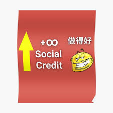 Infinite Social Credit Meme - Plus Infinite + ∞ Chinese Social Credit  Points Premium Matte Vertical Poster sold by BraFisher | SKU 41963506 |  Printerval