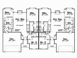 All house plans and images on dfd websites are protected under federal and international copyright law. Duplex Plans Garage Basement Home Desain House Plans 151612