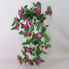 Artificial Silk Trailing Bougainvillea Plant Hot Pink Artificial Flowers