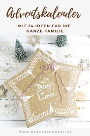 Adventskalender Mit 24 Ideen Fur Die Familie In 2020 Adventkalender Adventskalender Selbstgebastelte Geschenke