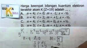 Maybe you would like to learn more about one of these? Bilangan Kuantum Contoh Soal Kimia Sma Youtube