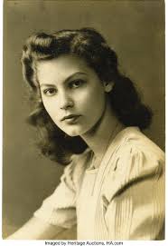 Young Ava Gardner Signed Photo. This b&w 3" x 4.5" photo of a