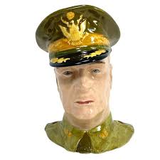 Vintage Royal Winton Grimwades General Douglas McArthur Cup Mug WW2 RARE  Pitchers