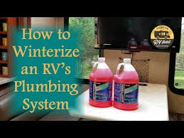 After a season of relaxation and camping, it's time to put your camper away for the if you are storing your camper outdoors after the camper winterization, you should also cover it up. Winterizing An Rv S Plumbing Water System How To Winterize Rv Trailer Air Antifreeze Youtube