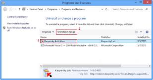 How To Uninstall Kaspersky Anti Virus 2014