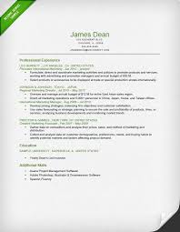 This is an example of a traditional or reverse chronological resume format. Cv In Reverse Chronological Format