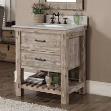 There is more to the style of your vanity too, another thing to consider is the vanity's sink type. Small Rustic Bathroom Vanity With Sink Novocom Top